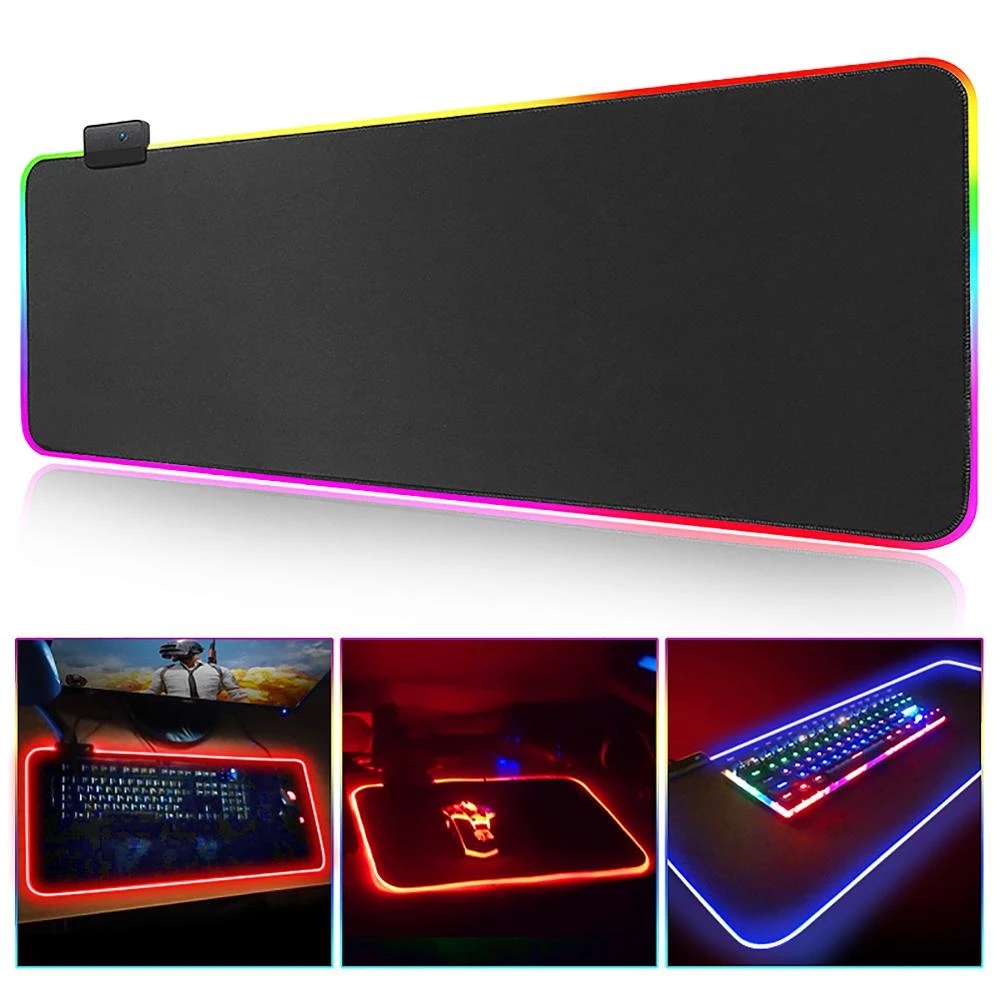 Gaming Accessories For Your Desk - Светодиодный светящийся игровой коврик для мыши,