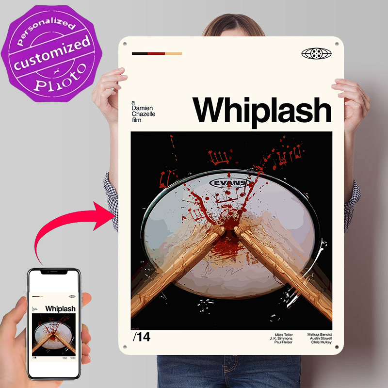 Gaming Accessories Gifts For Men - Постер Whiplash в стиле ретро, 3D-печать,