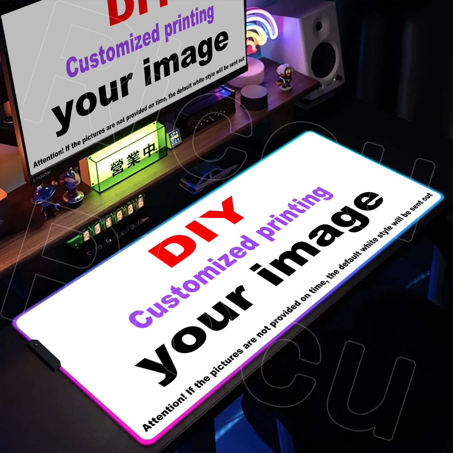 Gaming Accessories Hd Images - Коврик для мыши с RGB HD-печатью,