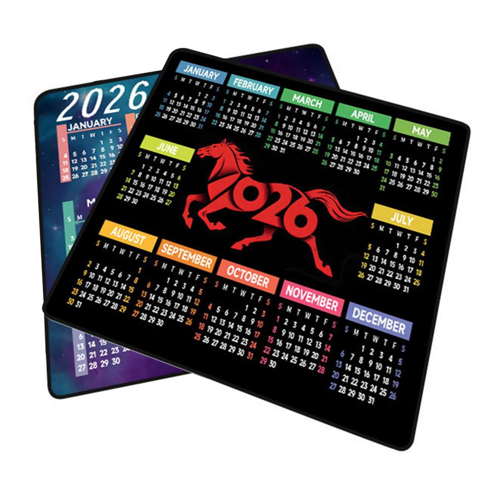 Gaming Office Accessories - Коврик для мыши с календарем 2026,