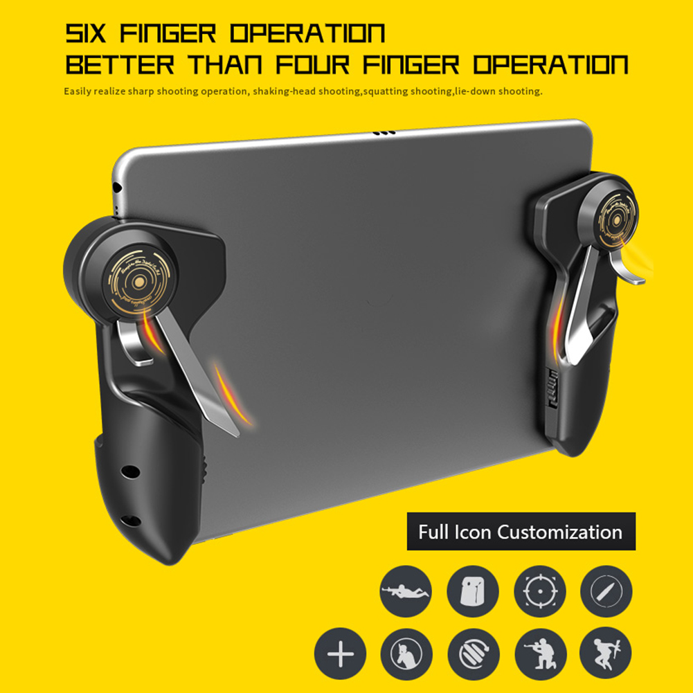 Gaming Accessories Ipad - Геймпад для планшета, 6 пальцев, кнопка