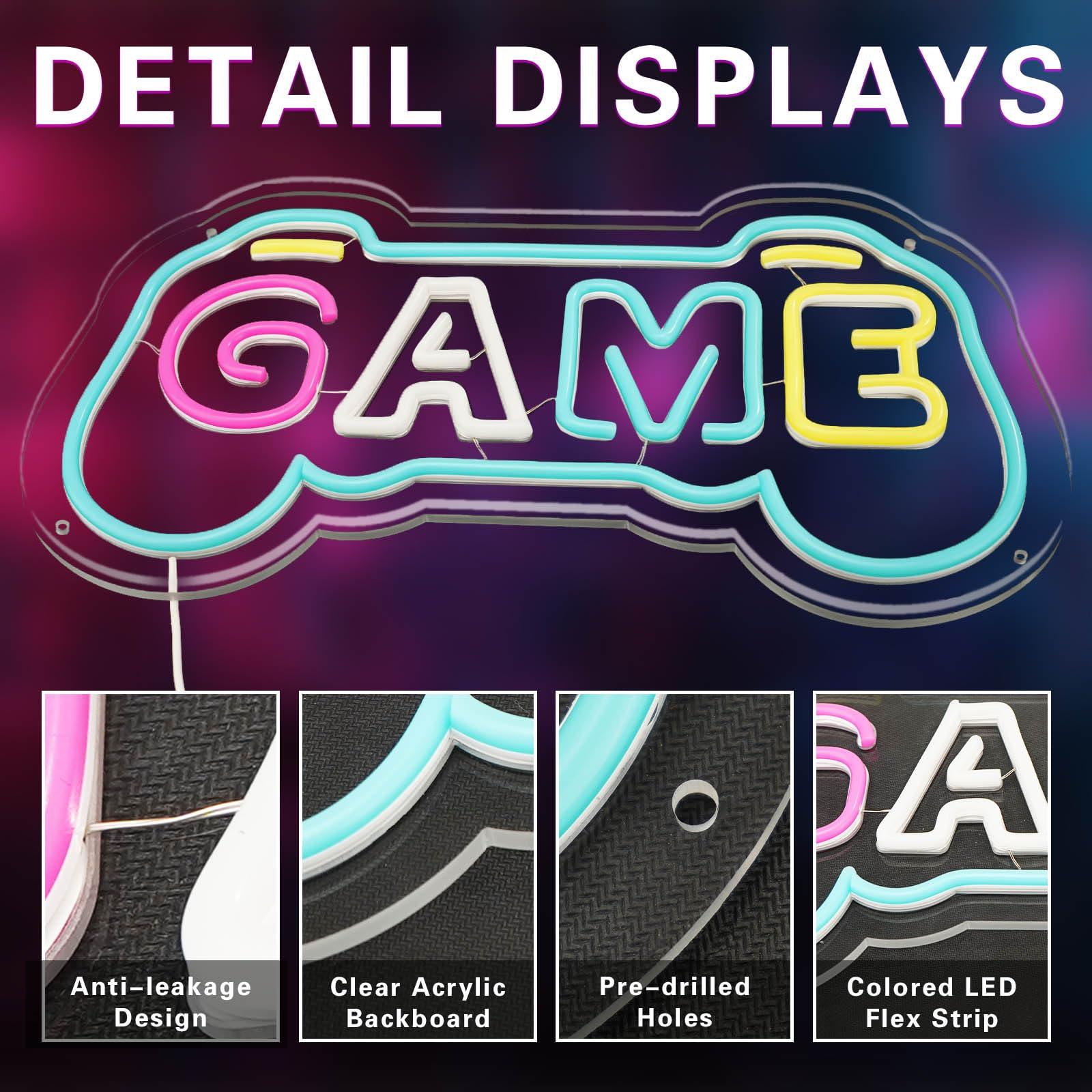Неоновая вывеска для геймерско – обзор и цена Gaming Accessories Gifts For Men