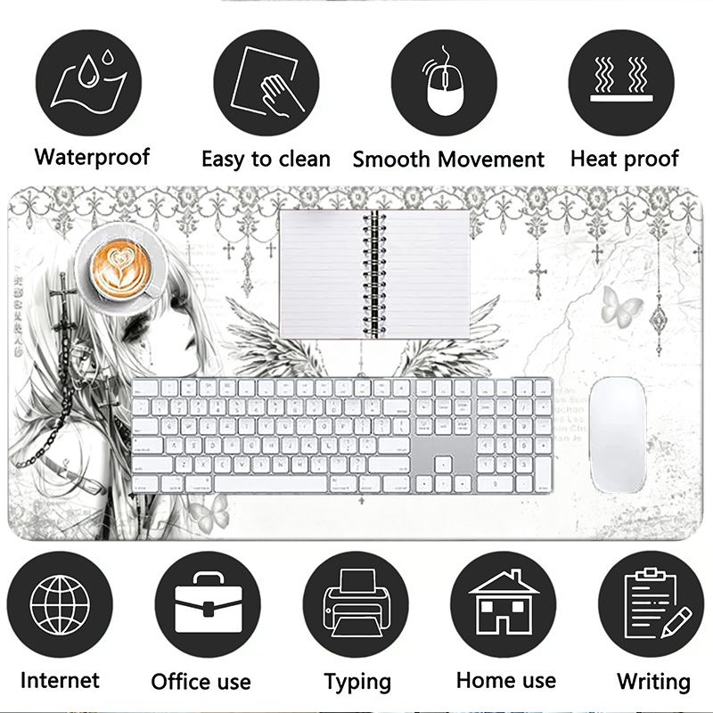 Кожаный коврик для мыши, черно – обзор и цена Gaming Office Accessories