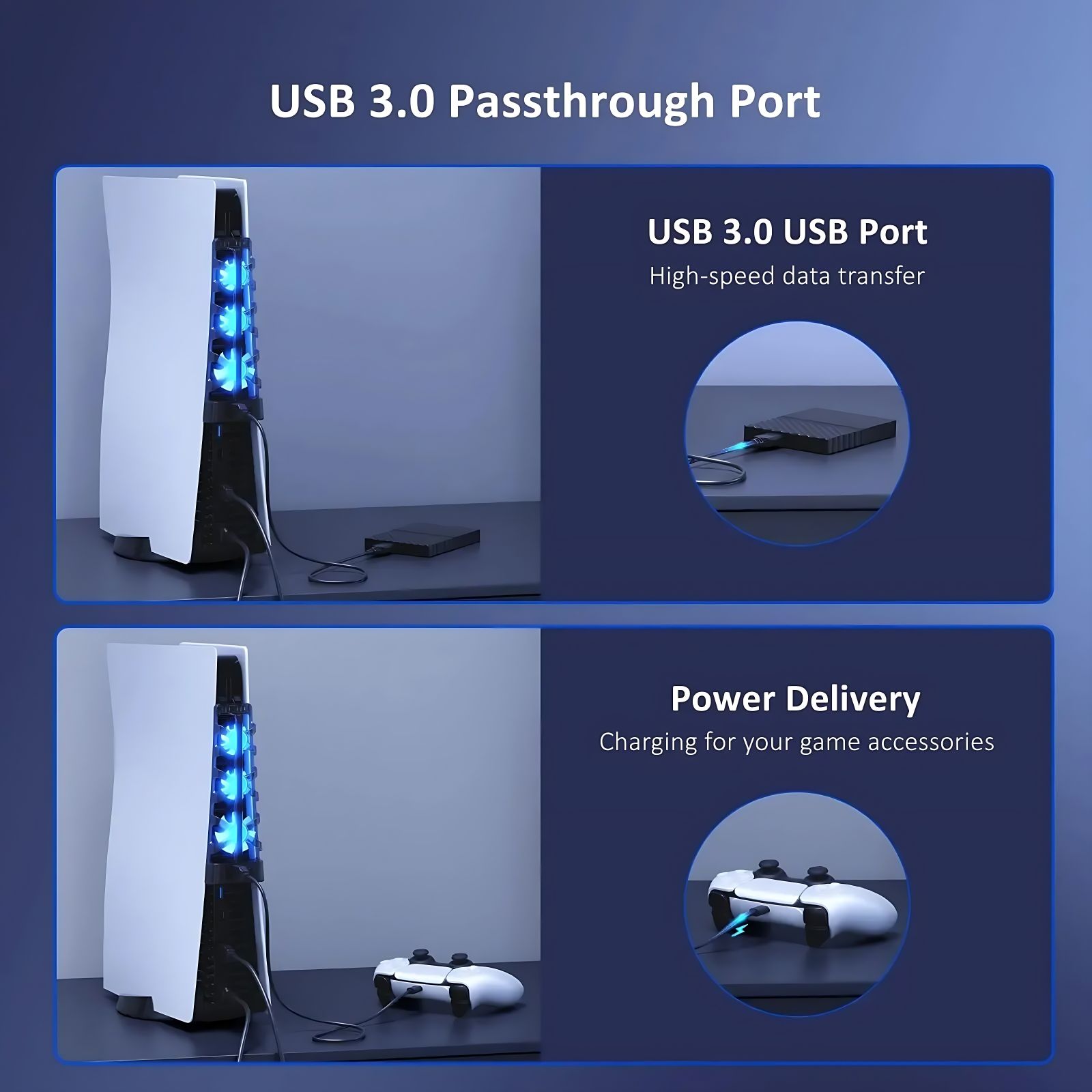 Вентилятор охлаждения для PS5  – обзор и цена Gaming Zone Accessories